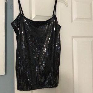 Loft sequined tee tank